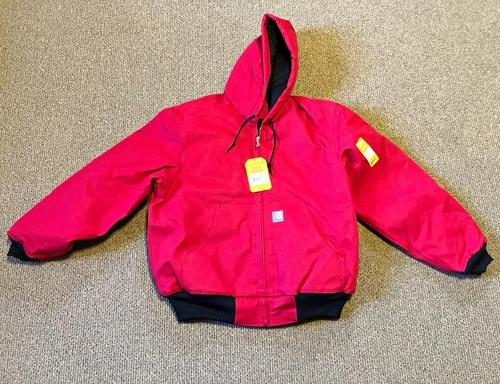 Carhartt J140 Active Jac Men’s Large (Industry Red color) - product listing photo