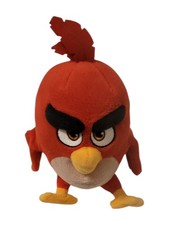 Angry Birds 8" Red Bird Plush Stuffed Animal Preowned Rovio
