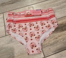 Nwt Strawberry Shortcake Juniors Bikini Underwear 5 Pack L Large Custard