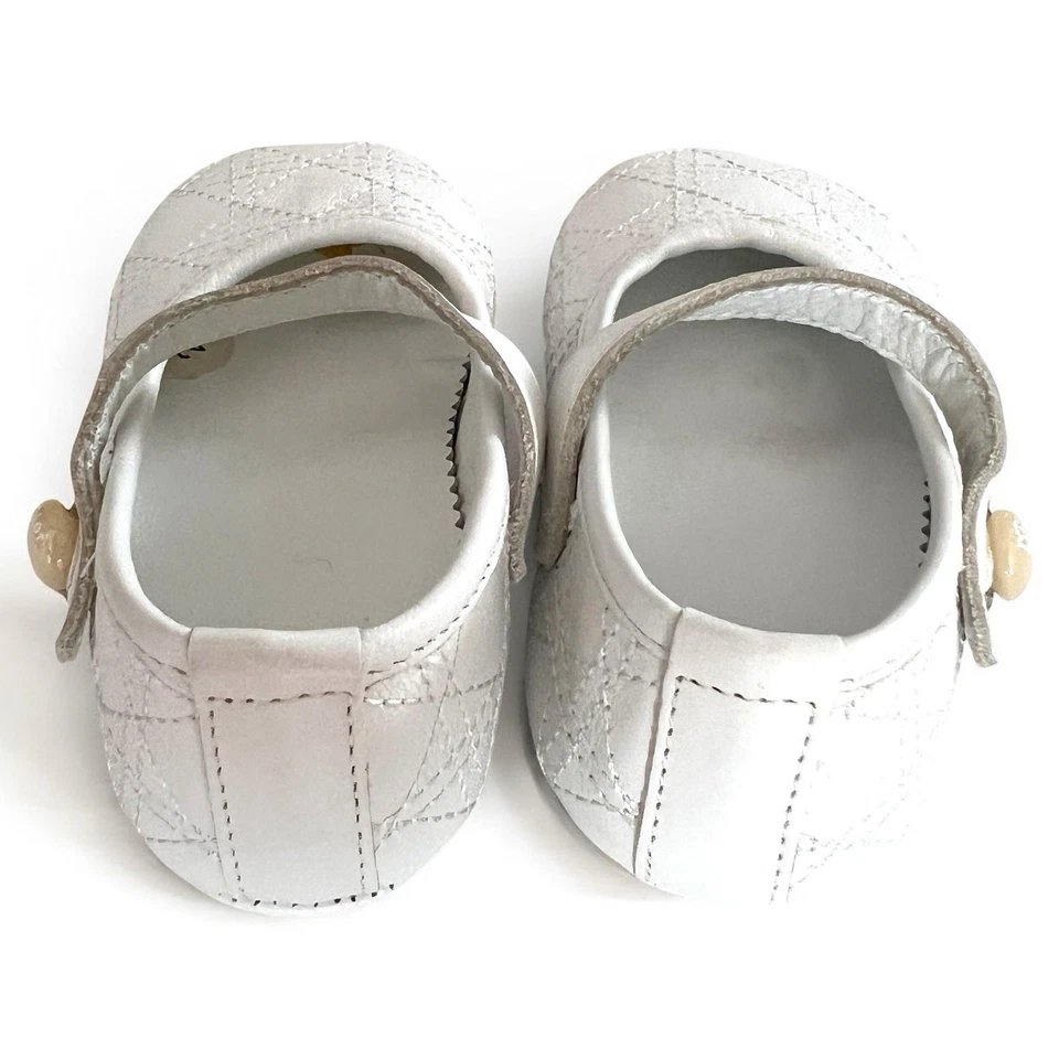 Zapatos de bebé Dior blancos talla 20 N8 Foto 4 de 4