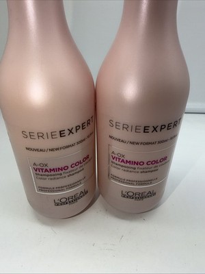 *L'Oreal SerieExpert Vitamino Color Radiance System Shampoo 10.1 oz Pack of 2