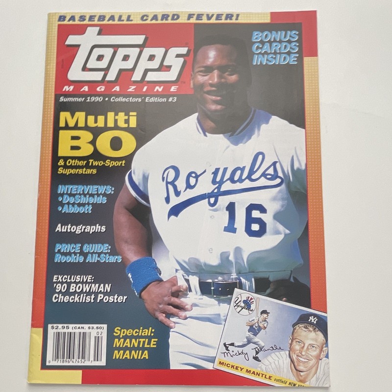 Topps Magazine Collector's Edition Summer 1990 Issue #3 Baseball Cards