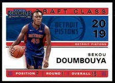 2019-20 Panini Contenders Draft Class Sekou Doumbouya Detroit Pistons #15