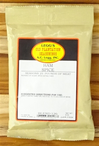 AC Legg's 8 oz Ham Spice - Blend 126 Brine Seasoning for Ham and Turkey - Picture 5 of 6