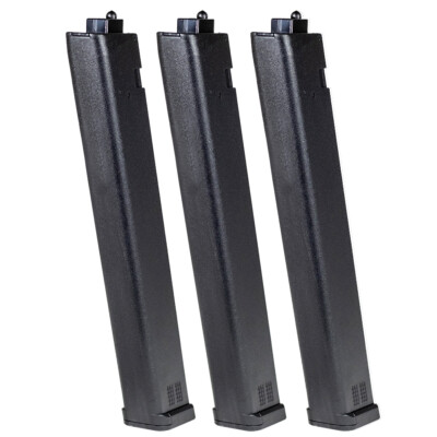 KWA QRF Mod.2 120 BB AEG Airsoft SMG Rifle Mid-Cap Magazine 3 Pack 197-09042