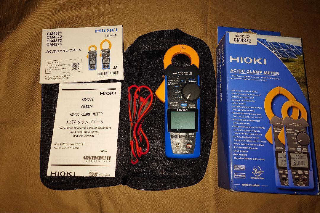 HIOKI CM4372 AC/DC Digital Clamp Meter 600A 1000V CAT IV HIOKI CM4372 AC/DC Digital Clamp Meter 600A 1000V CAT IV
