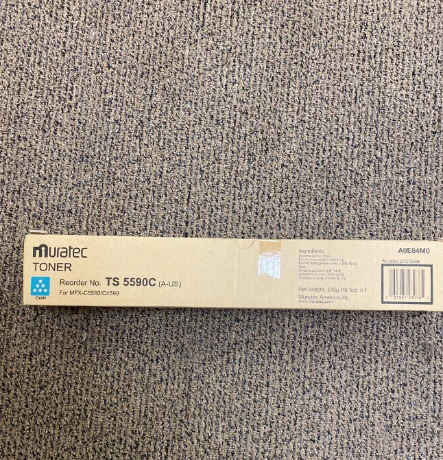 Genuine Muratec Magenta, Yellow, Cyan Toner Cartridge  5590M,  5590Y, 5590C - Image 3 of 3