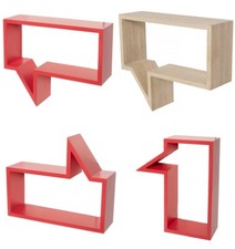 Scaffale da Parete Galleggiante Scaffali Portaoggetti Parete Cubo Espositore Libreria Decorazione Casa