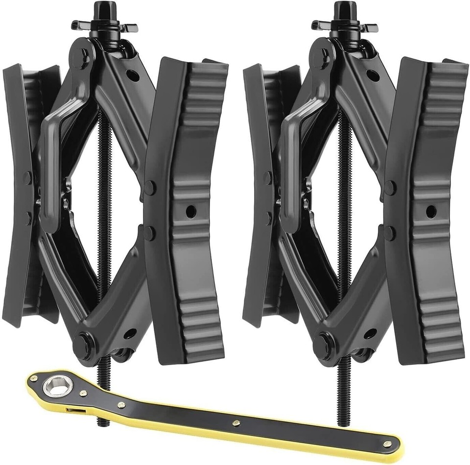PROUD PANDA Camper Wheel Chock Stabilizer Scissor 2 Sets for RV Travel ...