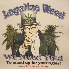 LEGALIZE WEED WE NEED YOU POT WEED MARIJUANA LEAF MARY JANE SHIRT #MJ-6 POCKET