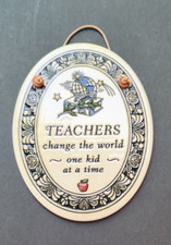 Teacher  s Plaque By Trinity Pottery Of Wisconsin