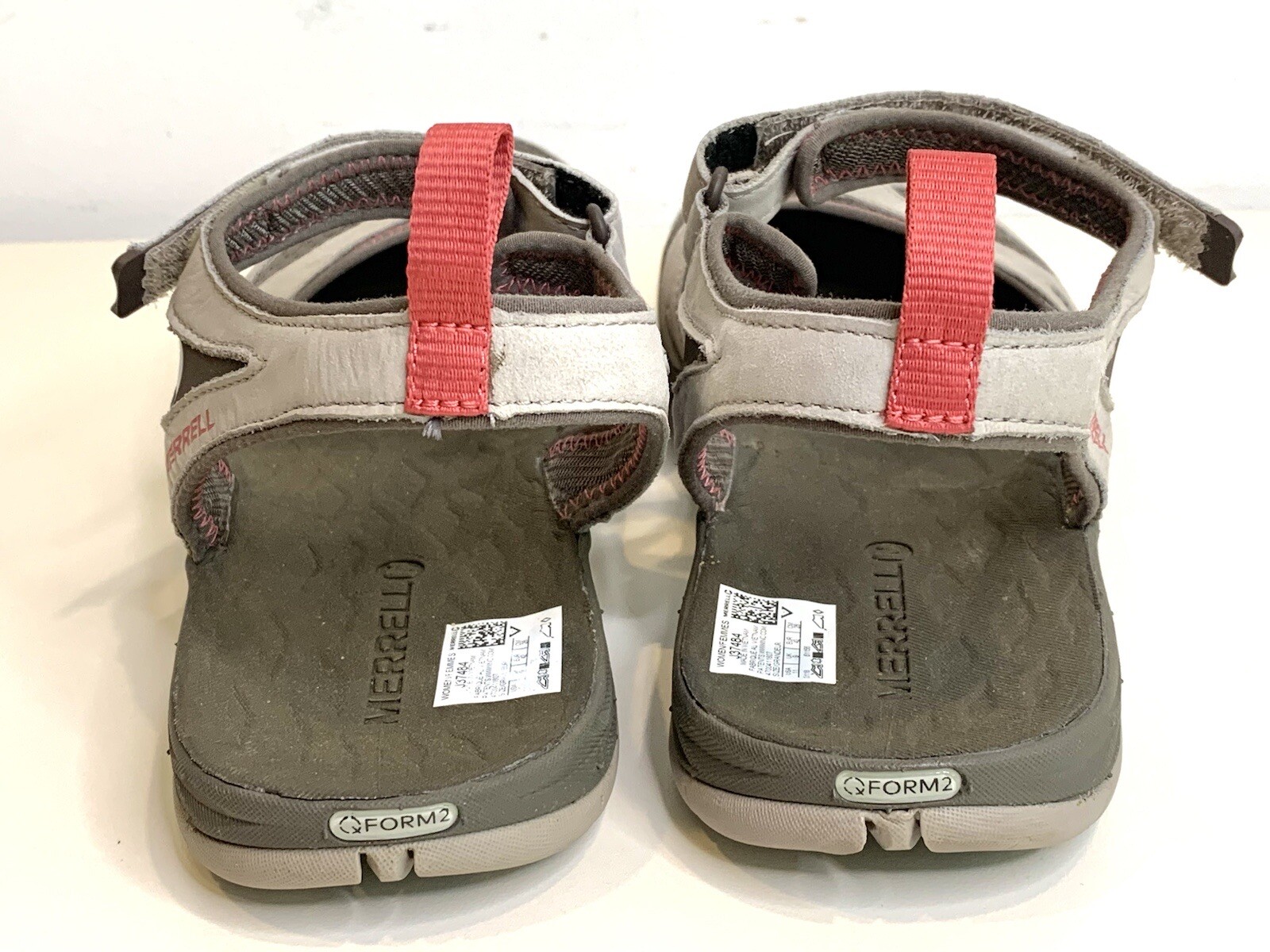 Merrell scarpa sandalo donna 11 punta chiusa Q2 sirena avvolgente pelle viaggio passeggio