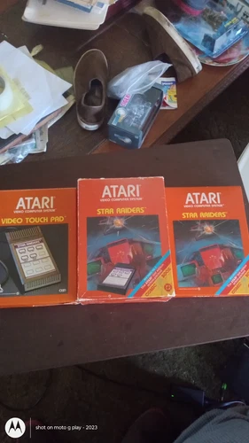 Vintage Atari Video Computer System Star Raiders Set
