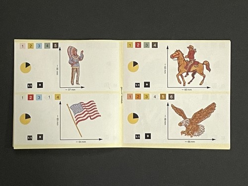 America Embroidery Designs Card #3 for Pfaff 7570 7560 2160 2170 Creative - Picture 4 of 7
