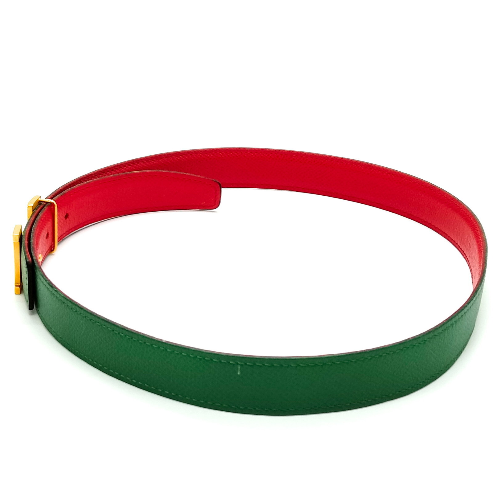 Hermes Belt Greens Reds Leather 2446671 eBay
