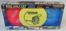 Disc Golf Set Distance Driver Putter Mid-Range 3 Discs NIB Innova