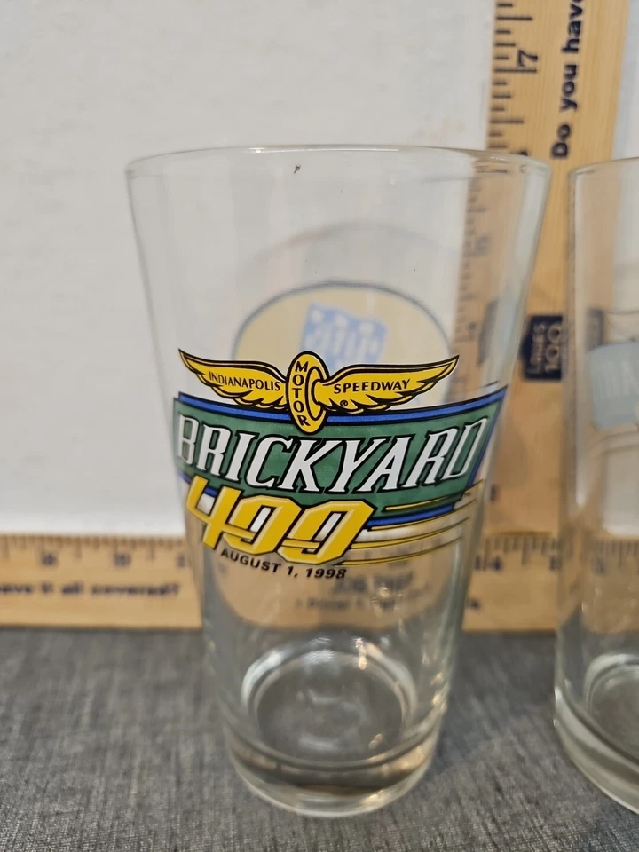 2 Miller Time Lite Brickyard 400 - 1998 Indianapolis Motor Speedway Очки 10 унций - Изображение 2 из 4