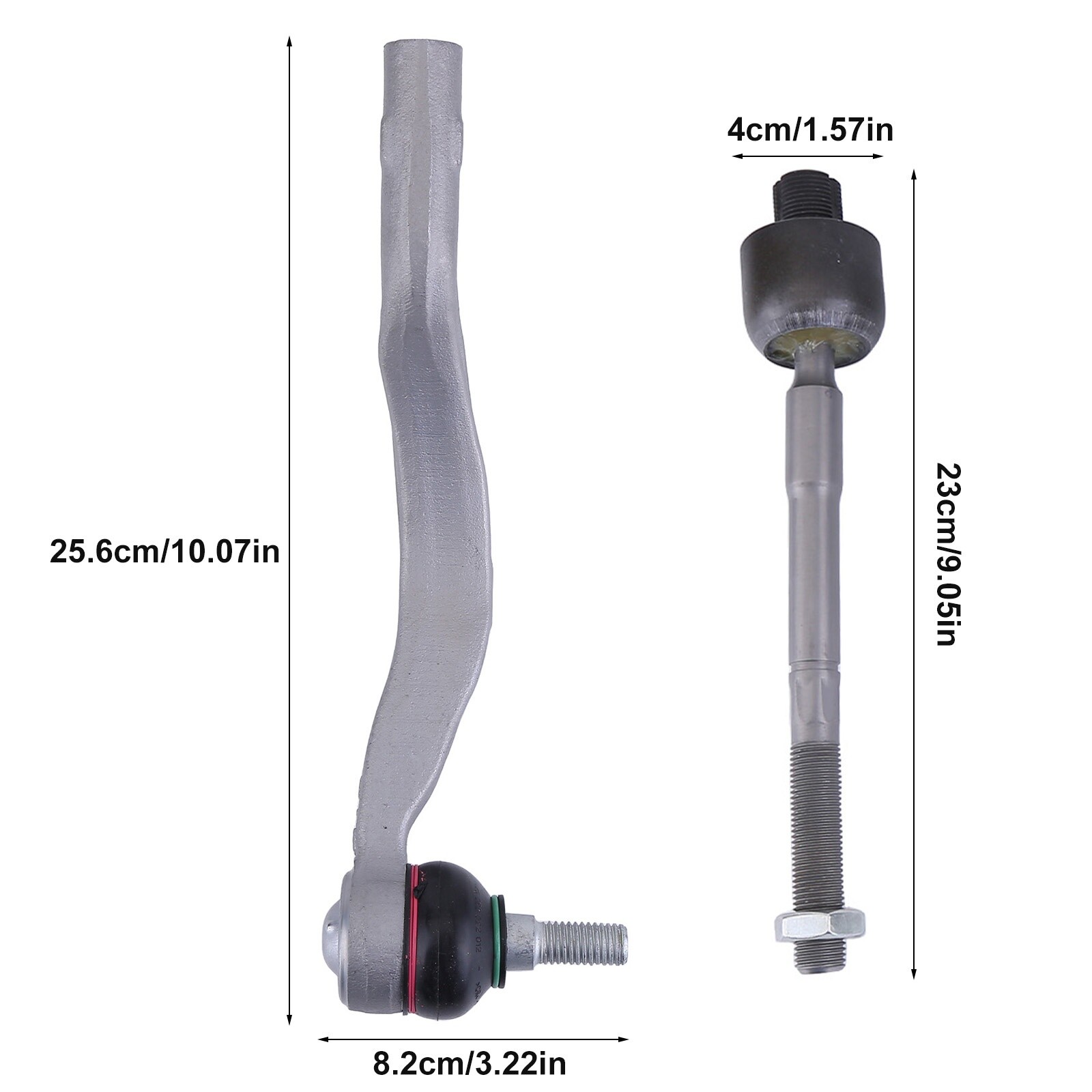 L & R Inner & Outer Tie Rod End Set for Maserati Ghibli Quattroporte 2014-2016