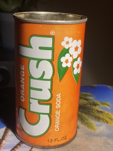 Vintage Orange Crush Soda Can Steel Ebay