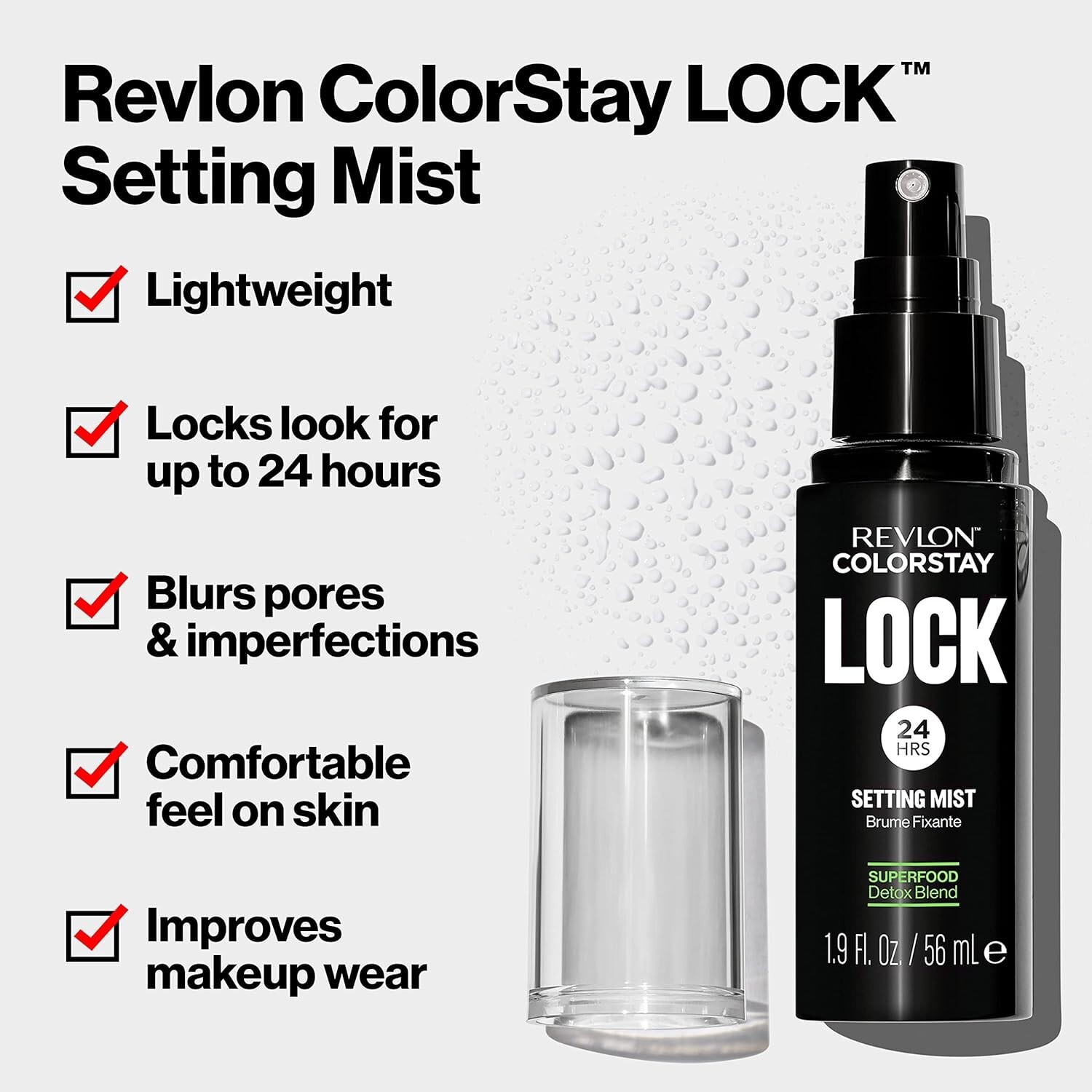 Revlon COLORSTAY Lock 24 Hour Setting Mist 1.9 fl oz for sale 