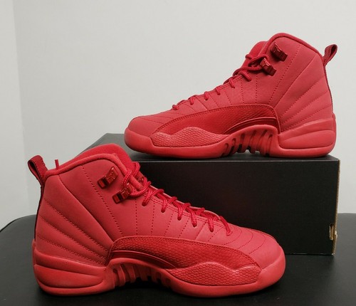 NIKE AIR JORDAN 12 RETRO GS GYM RED 153265-601 SZ 5.5Y WMNS 7 NEW B-GRADE NO LID - Picture 2 of 6