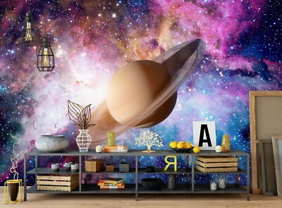 3D Planet Galaxie ZHUC1111 Tapete Wandbild Fototapete Abnehmbarer Ann