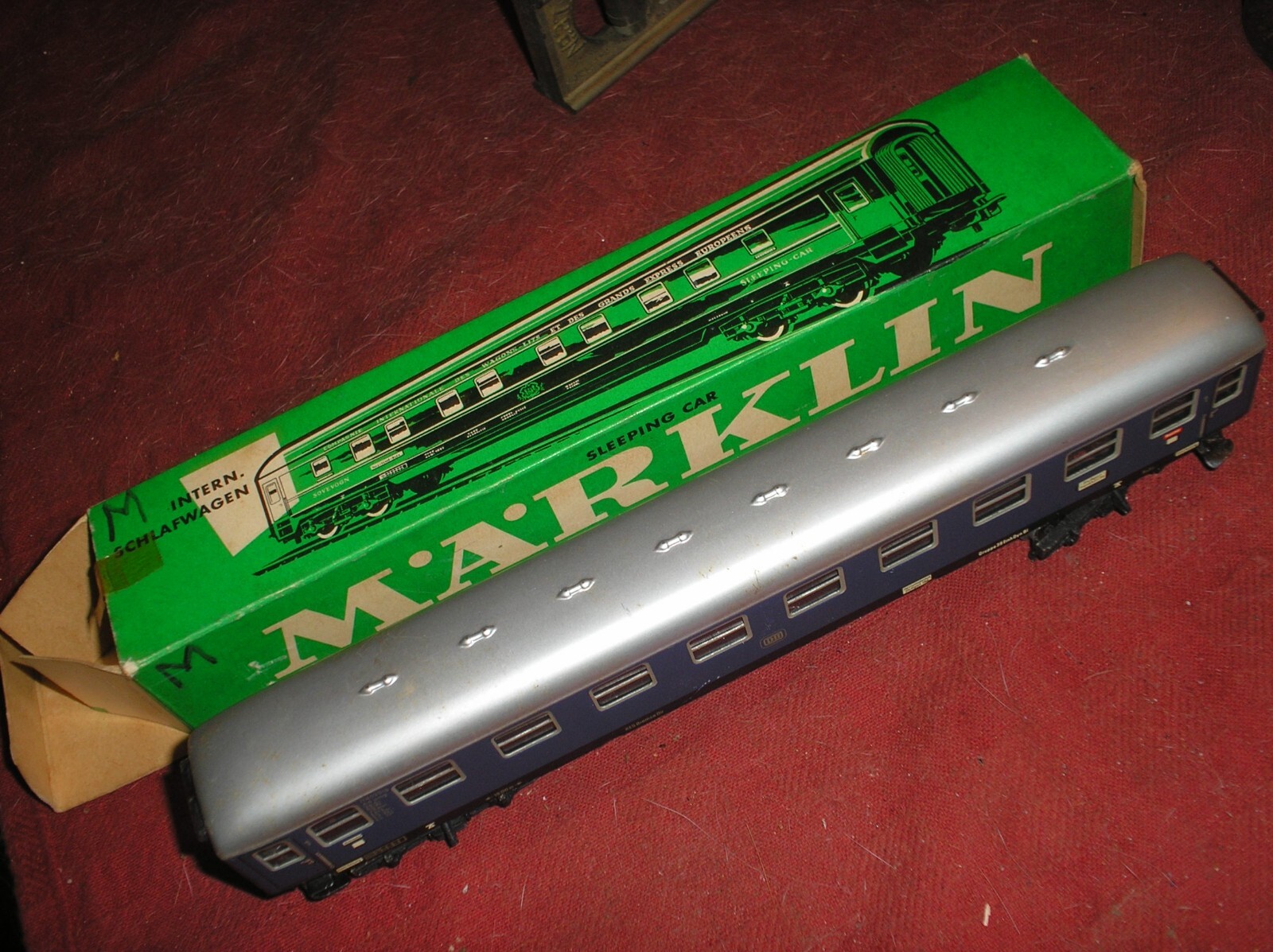 Marklin #4029 Express Sleeping Car w/ Box - HO Scale