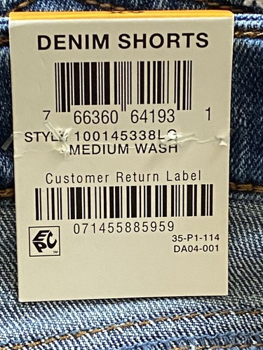 EPIC THREADS Girls Crochet Lace Applique Detail Denim Short 6X NWT $34 - Picture 5 of 8