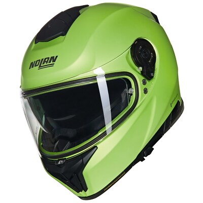Nolan N80-8 N-Com Mivedi 329 Motorradhelm (Grün/Schwarz) Gr: XXL (63)