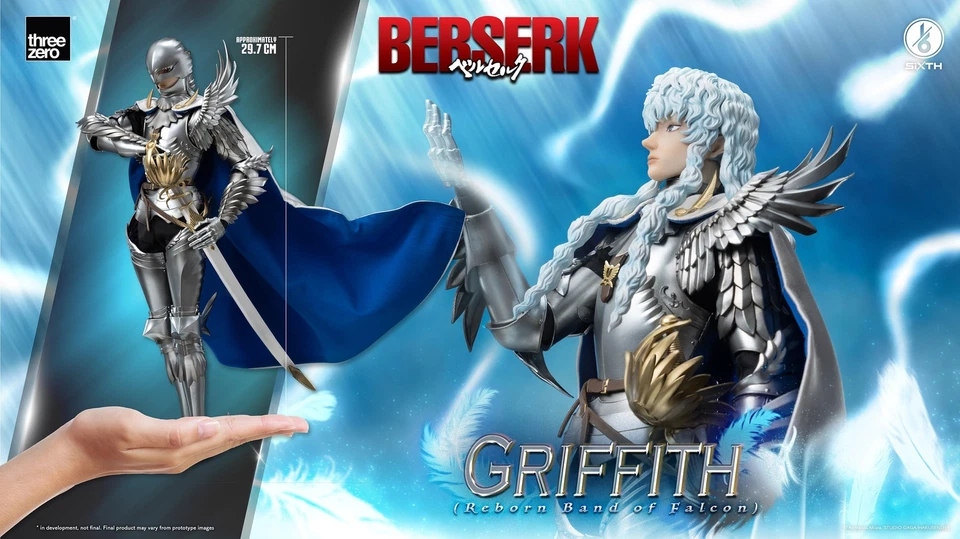 Figura de acción Berserk Griffith El Halcón de la Luz 1/6 Threezero Sideshow Foto 2 de 4