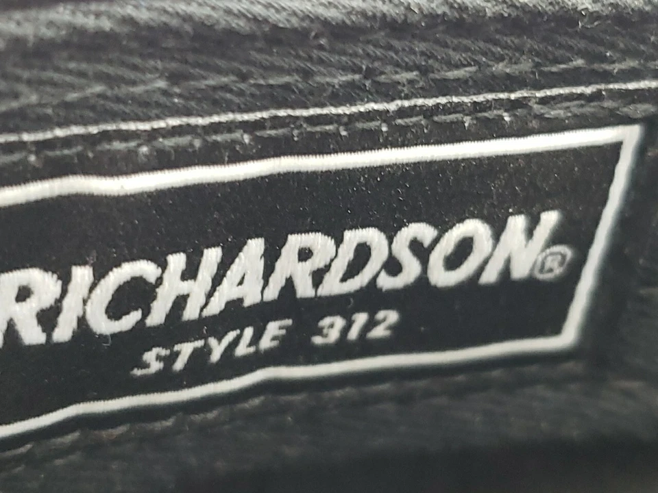 TEXAS FOREVER HECHO A MANO 6 PANELES BROCHE DE BÉISBOL GORRA SOMBRERO PARCHE DE CUERO NEGRO GRIS Foto 4 de 4