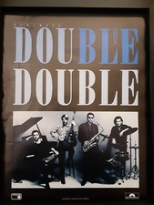 Double Blue Rare Original Promo Poster Ad Framed!