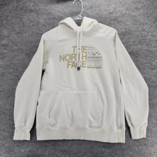 The North Face Hoodie Womens Small White Pullover Long Sleeve