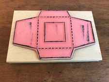 Art Gone Wild Square Shaker Template Rubber Stamp 13-1209 HD13