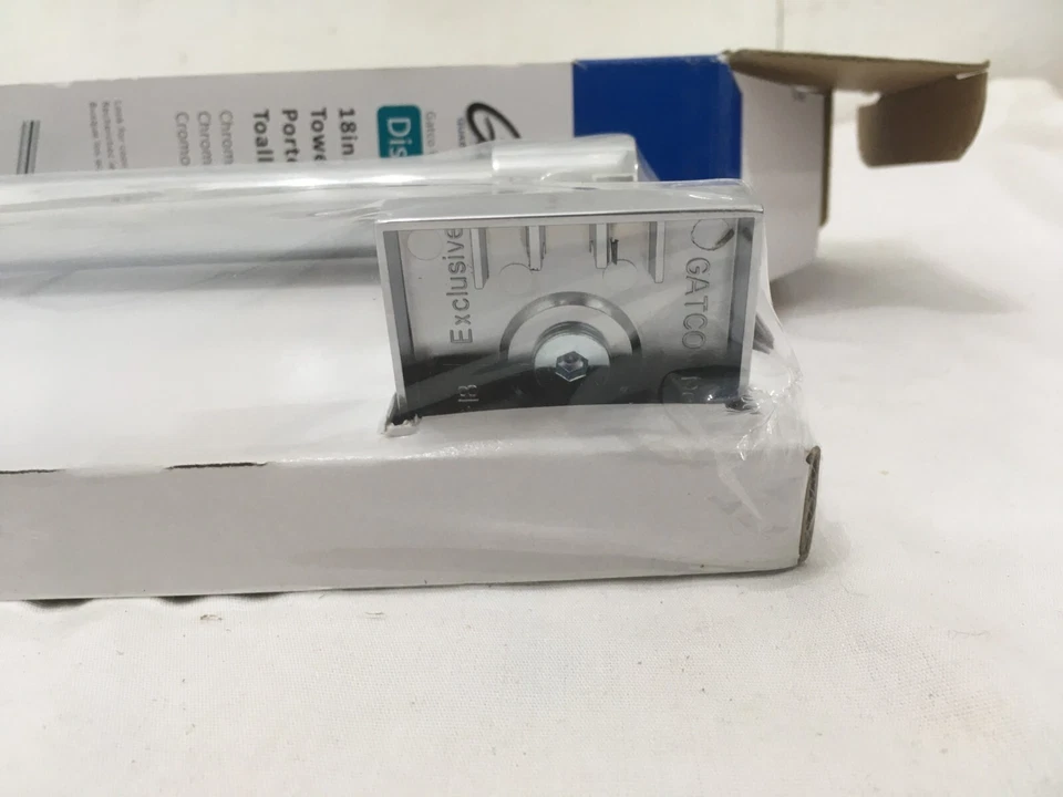 (1) Toallero Gatco District II 18" NUEVO - CROMO - #5361 (sw) Foto 4 de 4