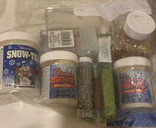 Glitter for Crafts Lot of 8 Multiple Colors, Microbeads, Snow Tex - LOT13B-25