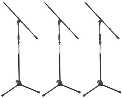 3x DJ PA Mikrofonständer Mikrofonstativ Galgenstativ Galgenständer Bühnenstativ