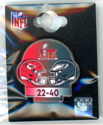Eagles Super Bowl LIX Champions Final Score Pin 59 Philadelphia champs  chiefs
