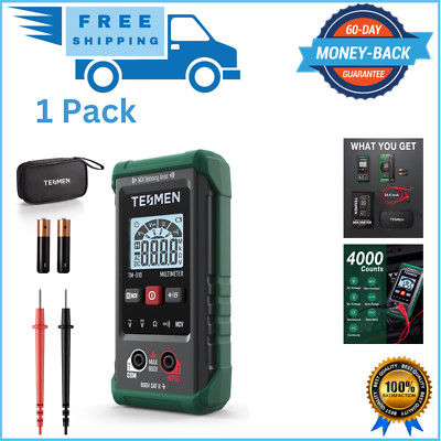 TESMEN TM-510 Digital Multimeter 4000 Counts Smart Measurement Auto Ranging