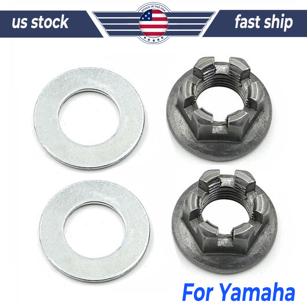 Rear Axle Hub Castle Nut For Yamaha Banshee Warrior Raptor 350 660
