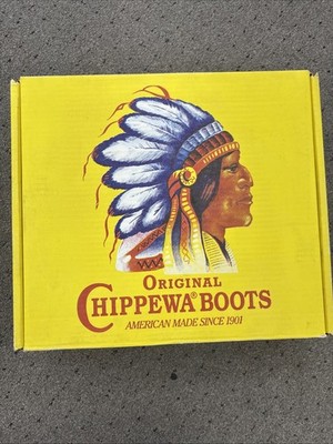 Chippewa Men's 10.5 EE Brown Leather Lace-Up Mid-Calf Work Boots