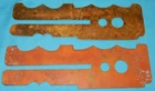 2 x WW1 ERA BRASS MILITARY BUTTON POLISHING STICKS SERVICE & SUPPLY TOOLS