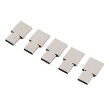 5 Pcs Usb A to Usb-c Adaptor Mobile Type Adapter for Cell Phone Micro