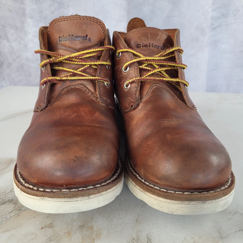 Botas chukka SEARS DieHard SureTrack acolchadas punta lisa para hombre talla 8 D marrón tostado Foto 2 de 4