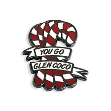 YOU GO GLENN COCO HARD ENAMEL BLACK NICKEL PLATED PIN YESTERDAYS CO