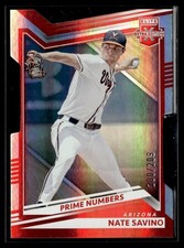 2022 Panini Elite Extra Edition #82 Nate Savino Prime Numbers C Die Cut #/209