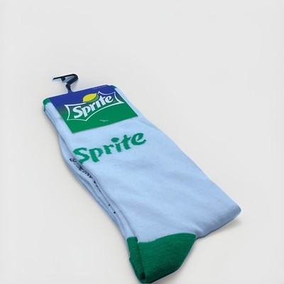 New SPRITE Graphics Crew Length Socks Novelty Stylish 