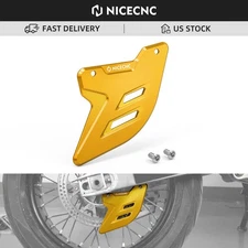 NICECNC Rear Brake Disc Guard Cover For Suzuki DRZ400SM DR-Z400SM 2005-2024 Gold