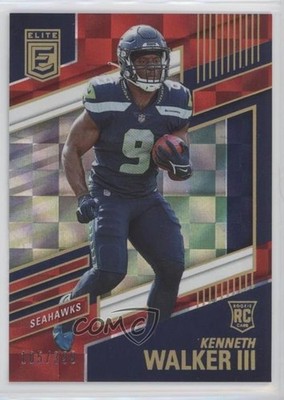 2022 Panini Donruss Elite Rookies Red 105/399 Kenneth Walker III Rookie RC 0u8k
