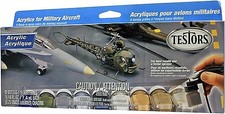 Testors Aircraft Acrylic Paint Set - Hobby and Model Paint Set - 9136